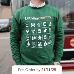 Lothian Country Christmas Jumper (Green)